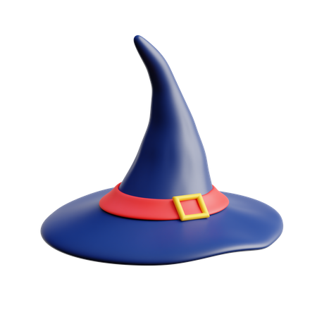 Sombrero de bruja  3D Icon