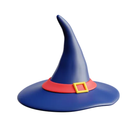 Sombrero de bruja  3D Icon