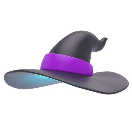 Sombrero de bruja  3D Icon