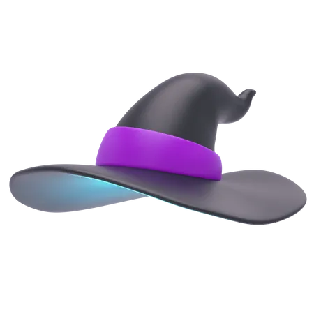 Sombrero de bruja  3D Icon