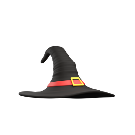 Sombrero de bruja  3D Icon