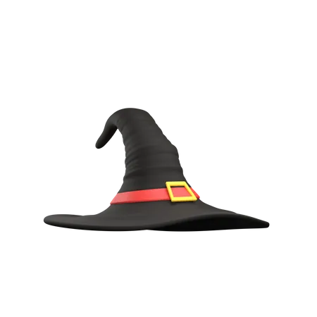 Sombrero de bruja  3D Icon