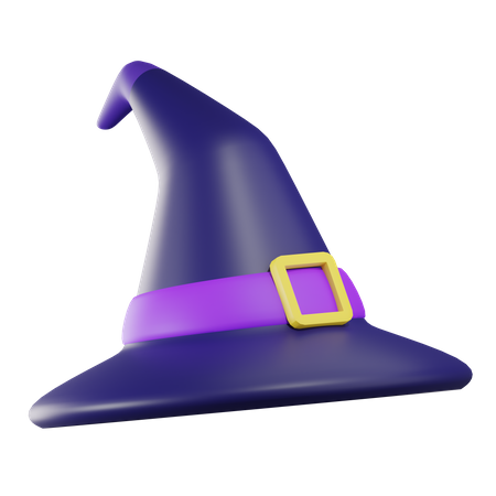 Sombrero de bruja  3D Icon