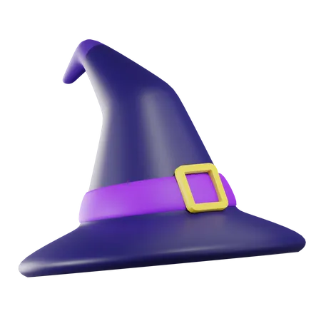 Sombrero de bruja  3D Icon