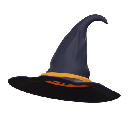 Sombrero de bruja  3D Icon