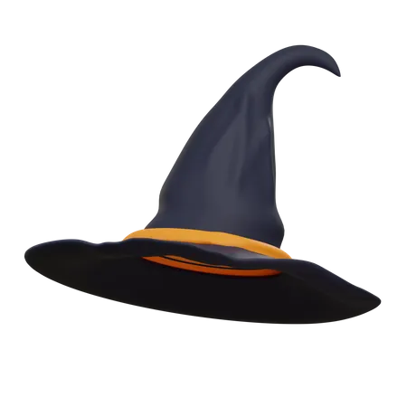 Sombrero de bruja  3D Icon