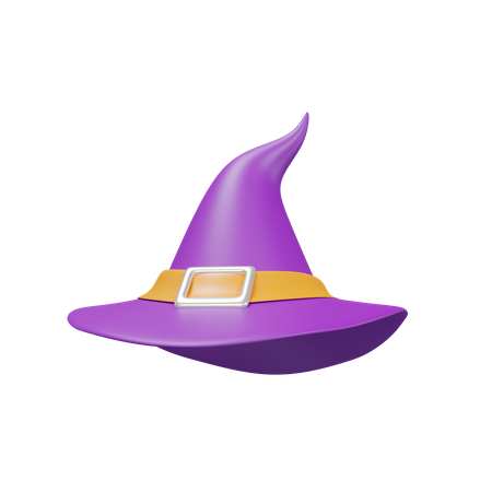 Sombrero de bruja  3D Icon