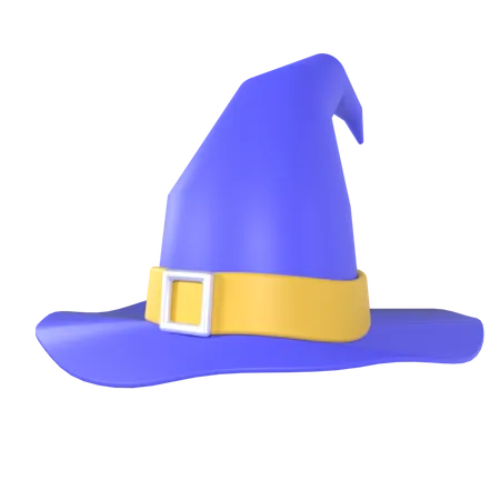 Sombrero de bruja  3D Icon