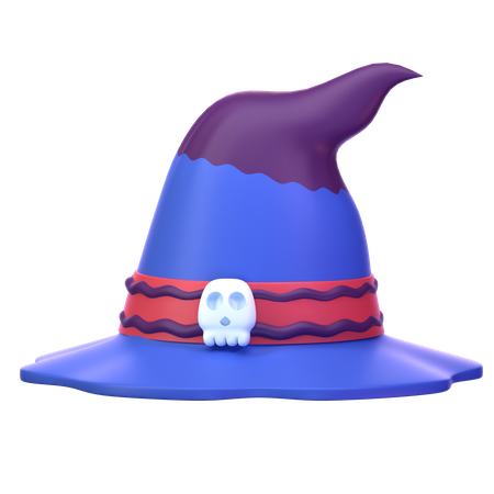 Sombrero de bruja  3D Icon