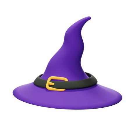 Sombrero de bruja  3D Icon