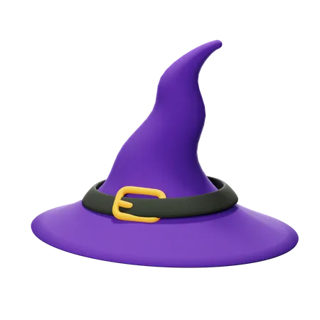 Sombrero de bruja  3D Icon