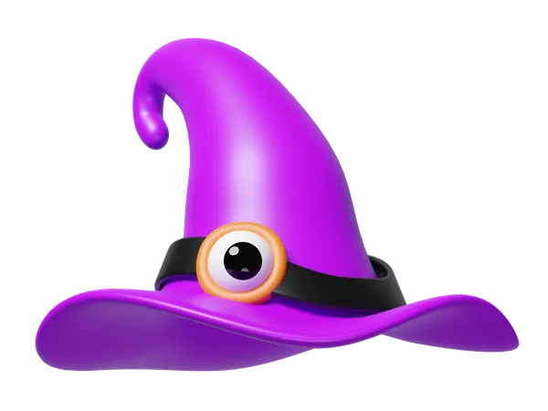 Sombrero de bruja  3D Icon