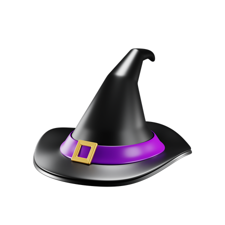 Sombrero de bruja  3D Icon