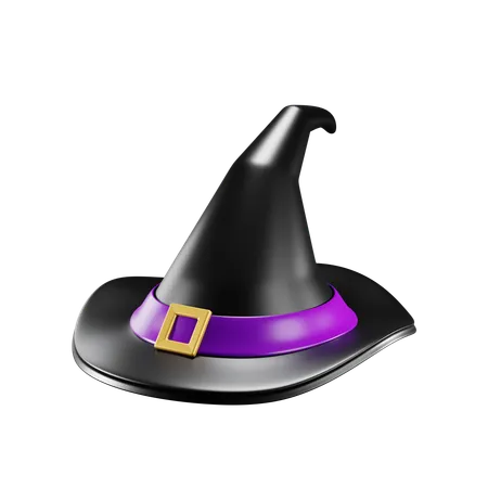 Sombrero de bruja  3D Icon