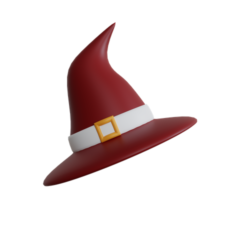 Sombrero de bruja  3D Icon