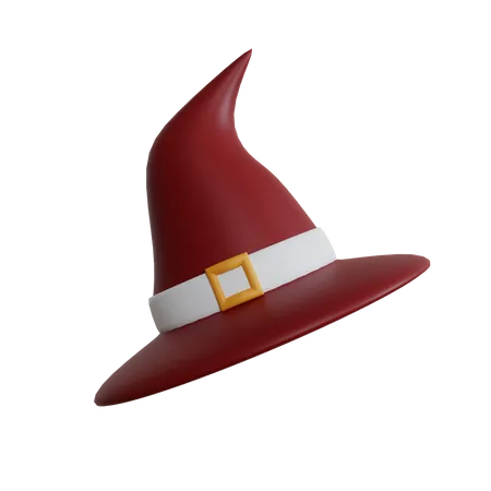 Sombrero de bruja  3D Icon