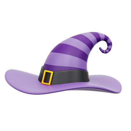 Sombrero de bruja  3D Icon