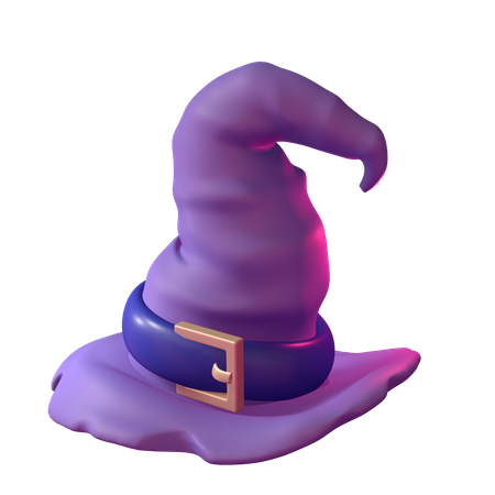 Sombrero de bruja  3D Icon