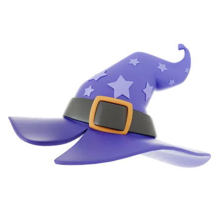 Sombrero de bruja  3D Icon