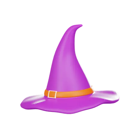 Sombrero de bruja  3D Icon