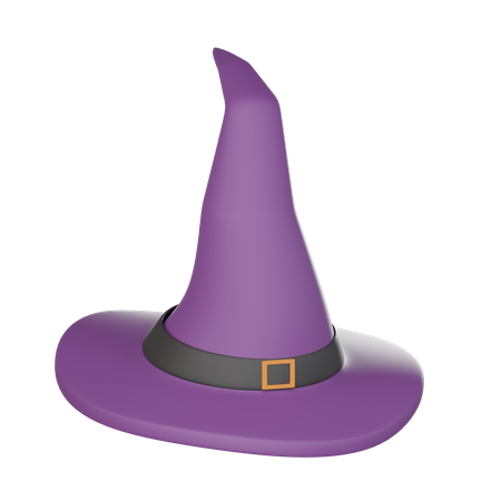 Sombrero de bruja  3D Icon