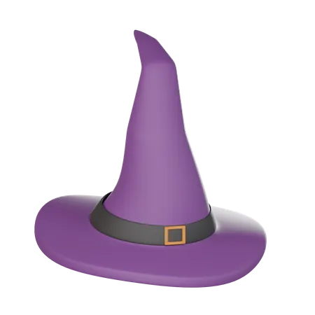 Sombrero de bruja  3D Icon