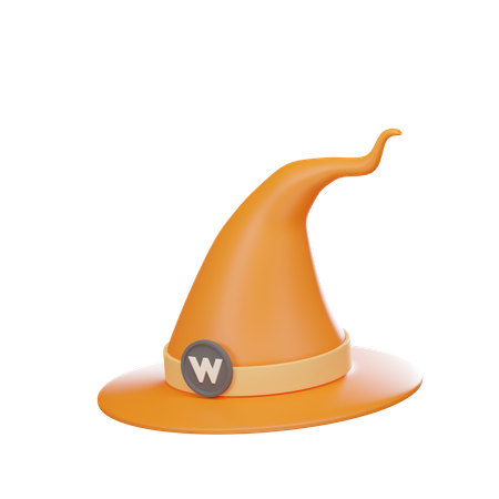 Sombrero de bruja  3D Icon