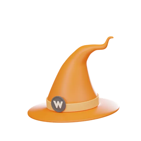 Sombrero de bruja  3D Icon