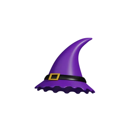Sombrero de bruja de halloween  3D Icon