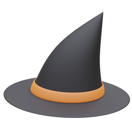 Sombrero de bruja del día de halloween  3D Icon