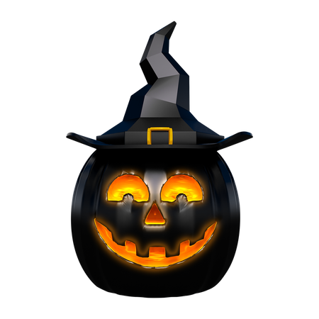 Sombrero de calabaza  3D Icon