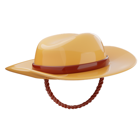 Sombrero de camping  3D Icon