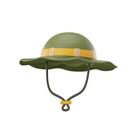 Sombrero de camping  3D Icon