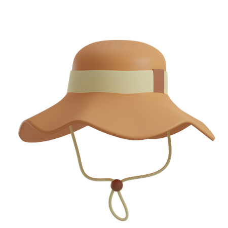 Sombrero de camping  3D Illustration