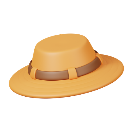 Sombrero de camping  3D Icon