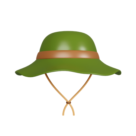 Sombrero de camping  3D Icon