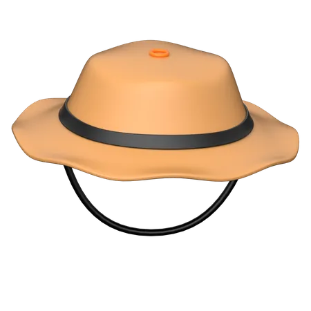 Sombrero de camping  3D Icon