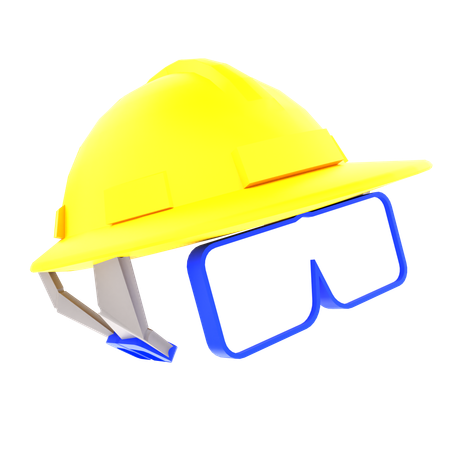 Sombrero de construcción  3D Icon