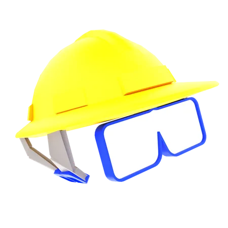 Sombrero de construcción  3D Icon