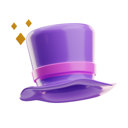 Sombrero de copa  3D Icon