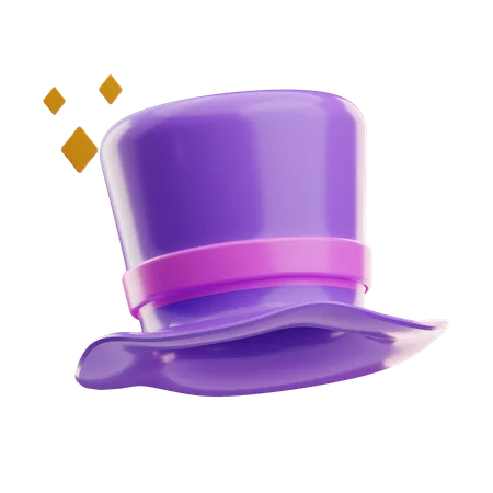 Sombrero de copa  3D Icon