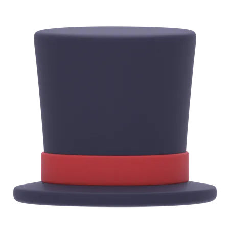 Sombrero de copa  3D Icon