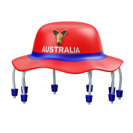 Sombrero de corcho  3D Illustration