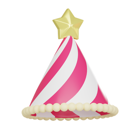 Sombrero de cumpleaños  3D Icon