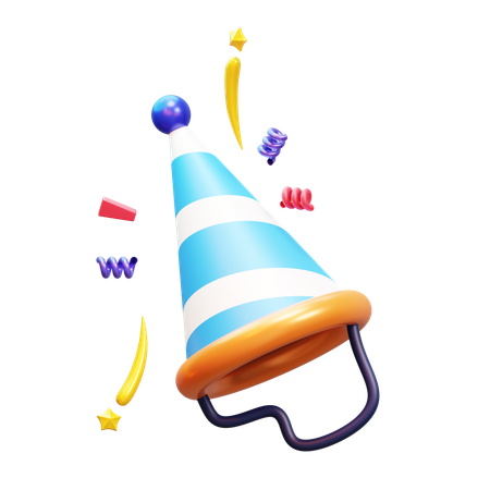 Sombrero de fiesta  3D Icon