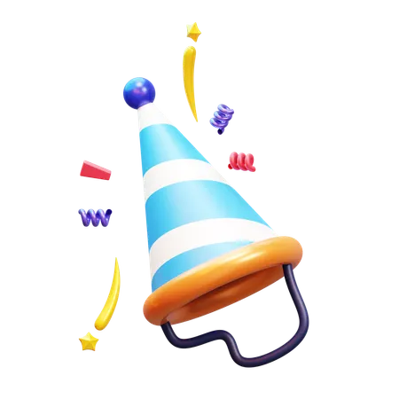 Sombrero de fiesta  3D Icon