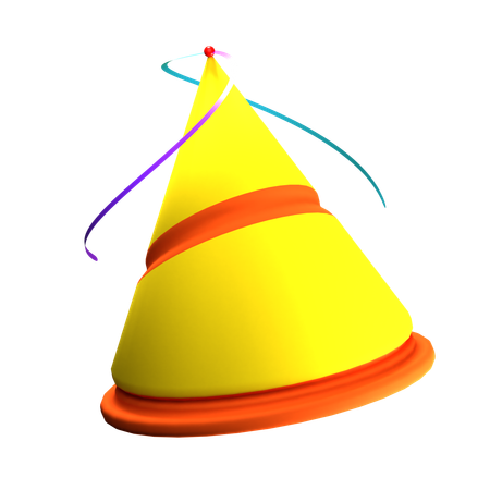 Sombrero de fiesta  3D Icon