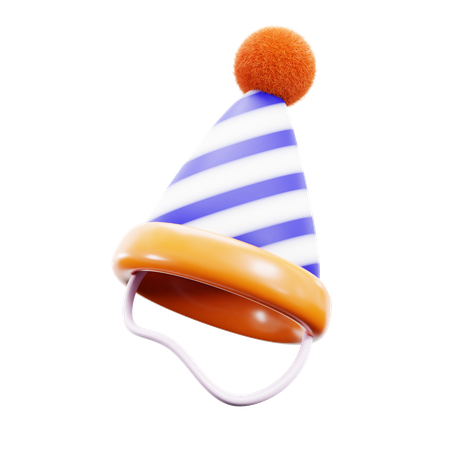 Sombrero de fiesta  3D Icon