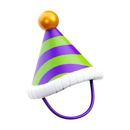 Sombrero de fiesta  3D Icon