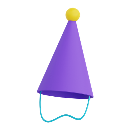 Sombrero de fiesta  3D Icon